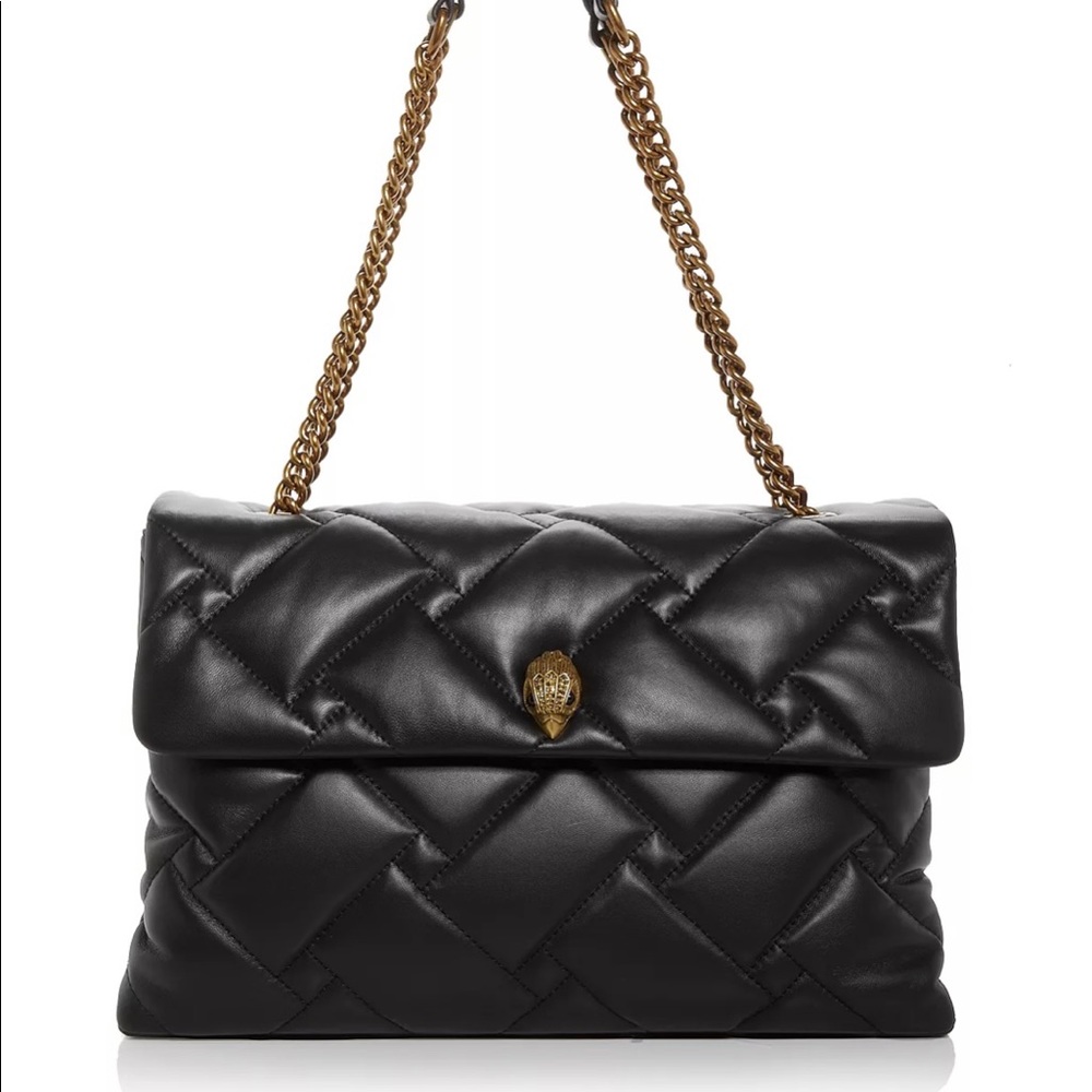 Kurt Geiger Kensington X Leather Shoulder Bag NWT